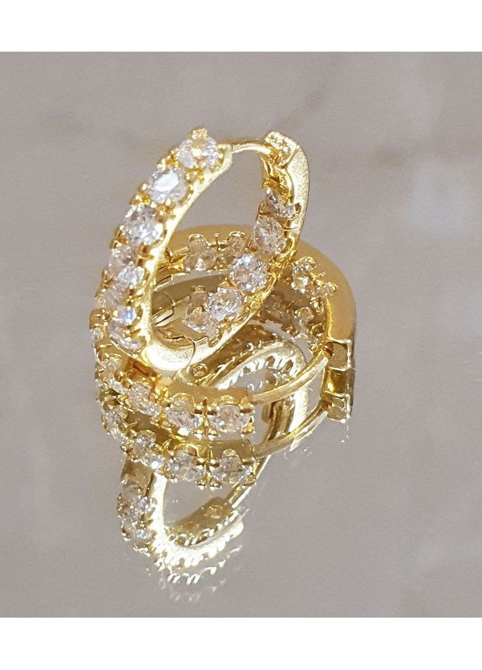 Срібні сережки кульчики Пандора "Сяючий ряд камінців" 263002C01 Kabluchka (355346208)