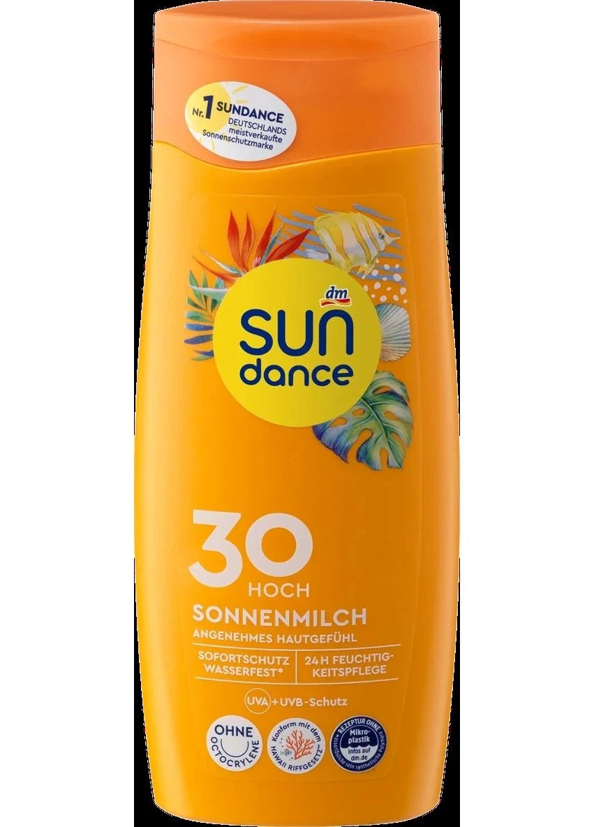 Крем від сонця SPF30 sun dance Sonnenmilch LSF 30, 200 ml Balea (366569737)