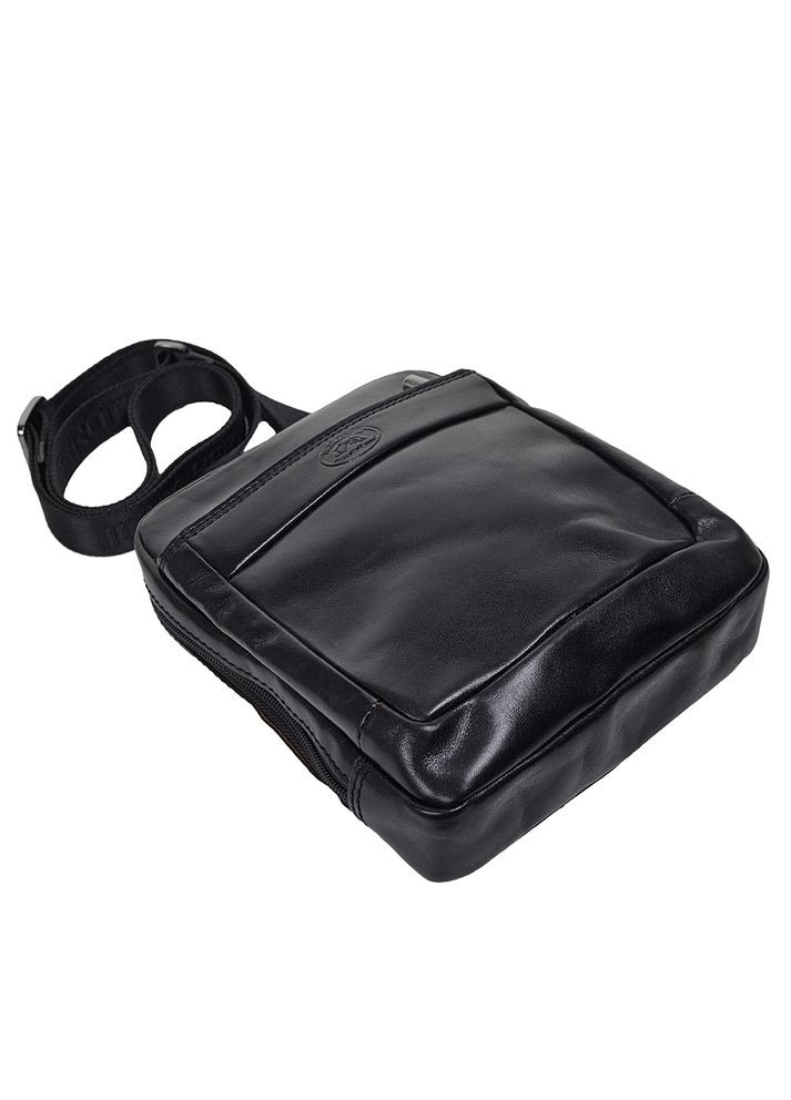 Маленька шкіряна сумка через плече Italico 9984 nero Tony Perotti (303829812)