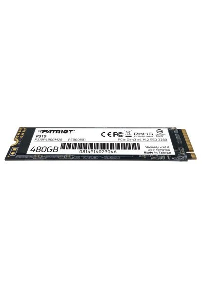 Накопичувач SSD M.2 2280 480GB (P310P480GM28) Patriot (396868111)