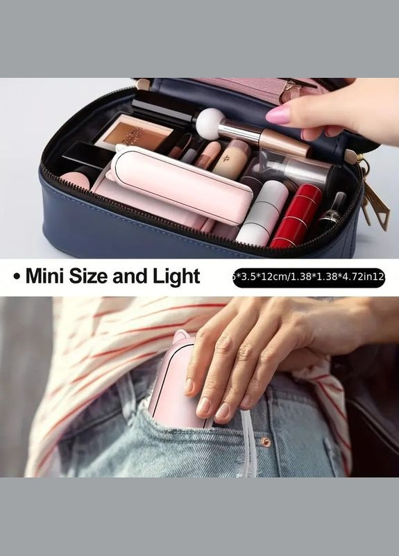 Вентилятор ручной с аккумулятором салатовый RY-2023 складной No Brand (334345741)