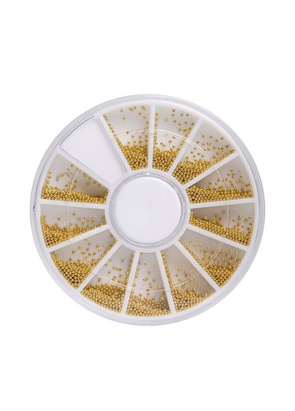 Бульонки для декорирования ногтей, цвет золото, в пакете, 8 г Starlet (315836947)