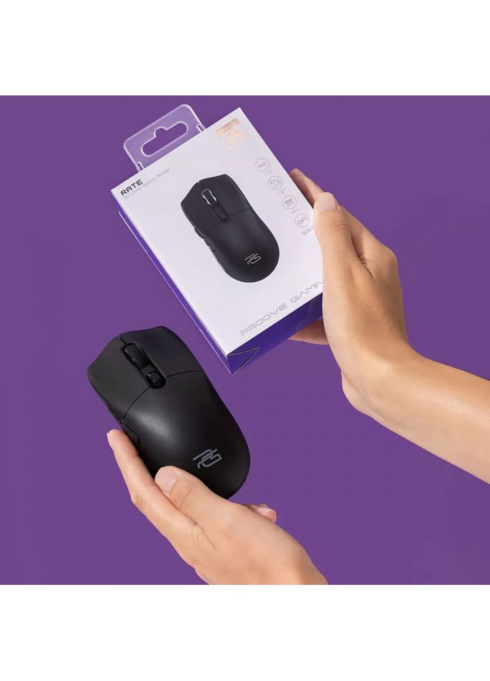 Беспроводная геймерская мышь Gaming Rate 2.4GHz+USB+BT | Proove (368786198)