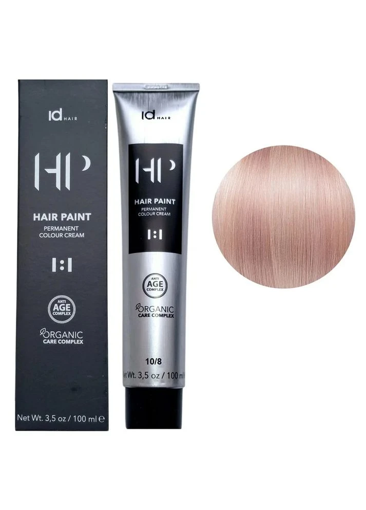 Крем-краска для волосся перманентна Hair Paint OCC 10.8 Very Light Violet Blonde 100 мл idHair (398938475)