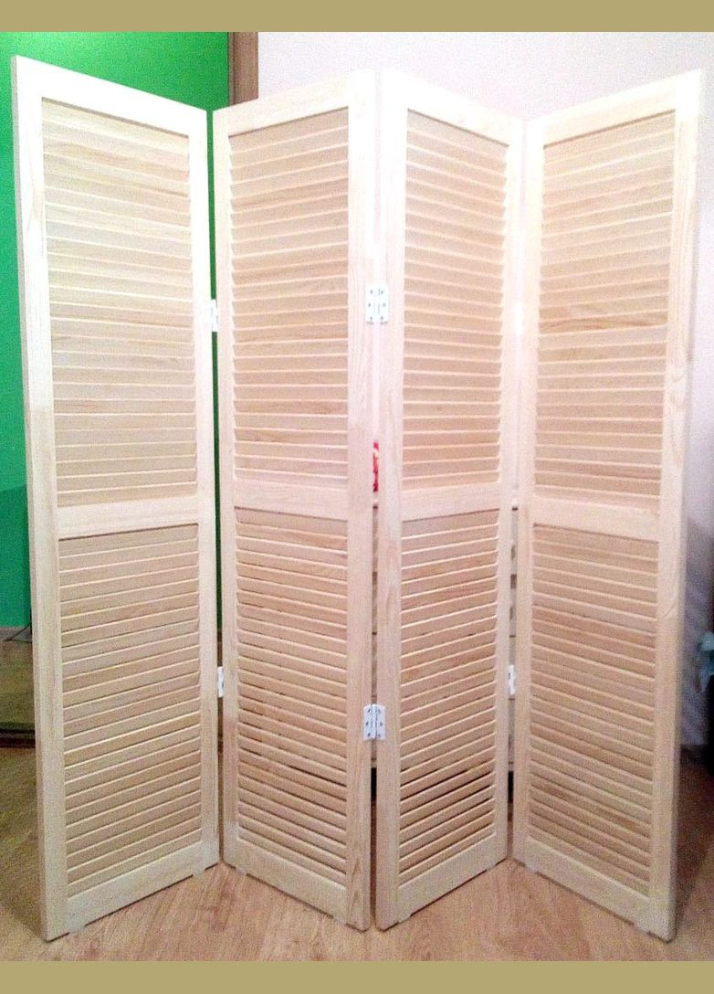 Деревянная ширма Рабак 160х40х4 бланже (ШДР-401401) No Brand (328079099)