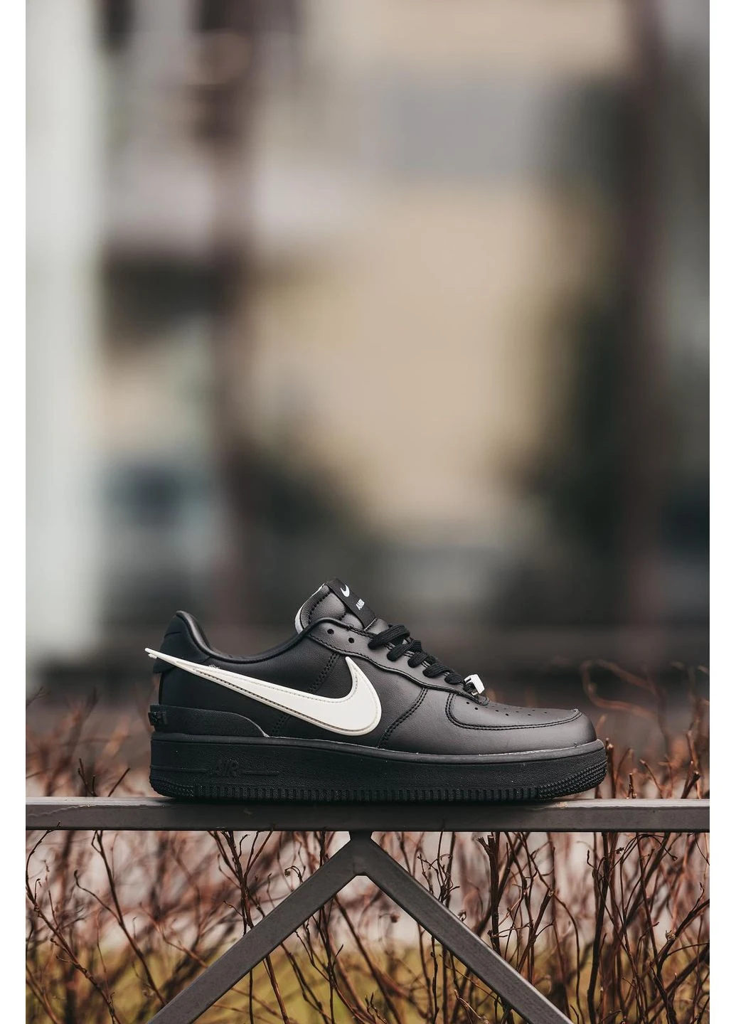Черные летние кроссовки nike air force x ambush black найк аир форс No Brand