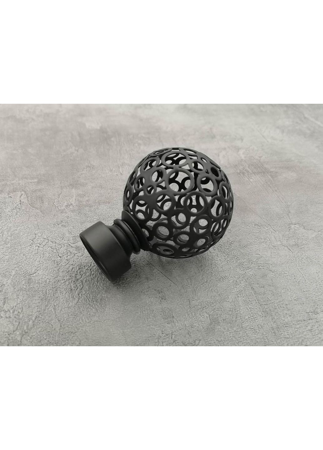 Карниз Савона гладкая штанга двойной ретро 25/19 мм 320 см Черный матовый Quadrum (352782593)