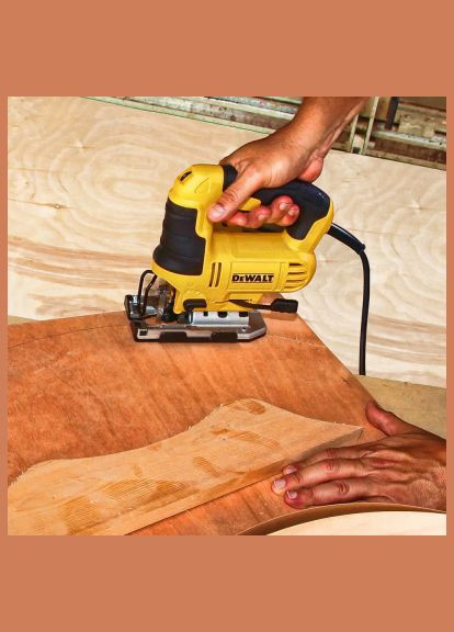 Электролобзик 650 Вт, 500 - 3200 ход/мин, 2.4 кг (DWE349) DeWALT 2.4 кг, 500 - 3200 хід/хв, 650 Вт (364660915)