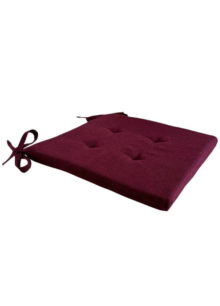 Подушка для крісла рогожка см бордо No Brand (324832859)