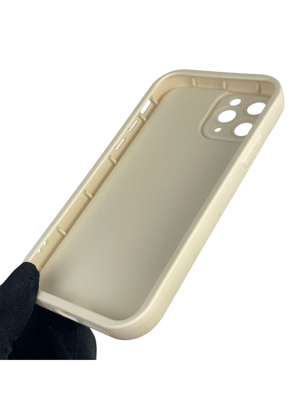 Чехол силиконовый Soft Touch с 3D принтом Майнкрафт для iPhone 11 Pro молочный (Полная защита камеры) Apple (373424964)