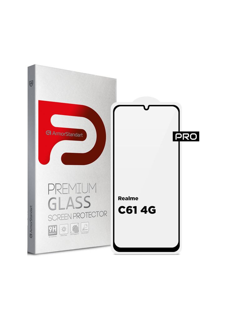Стекло защитное (m443738) ArmorStandart Pro Realme C61 4G Black (367062996)