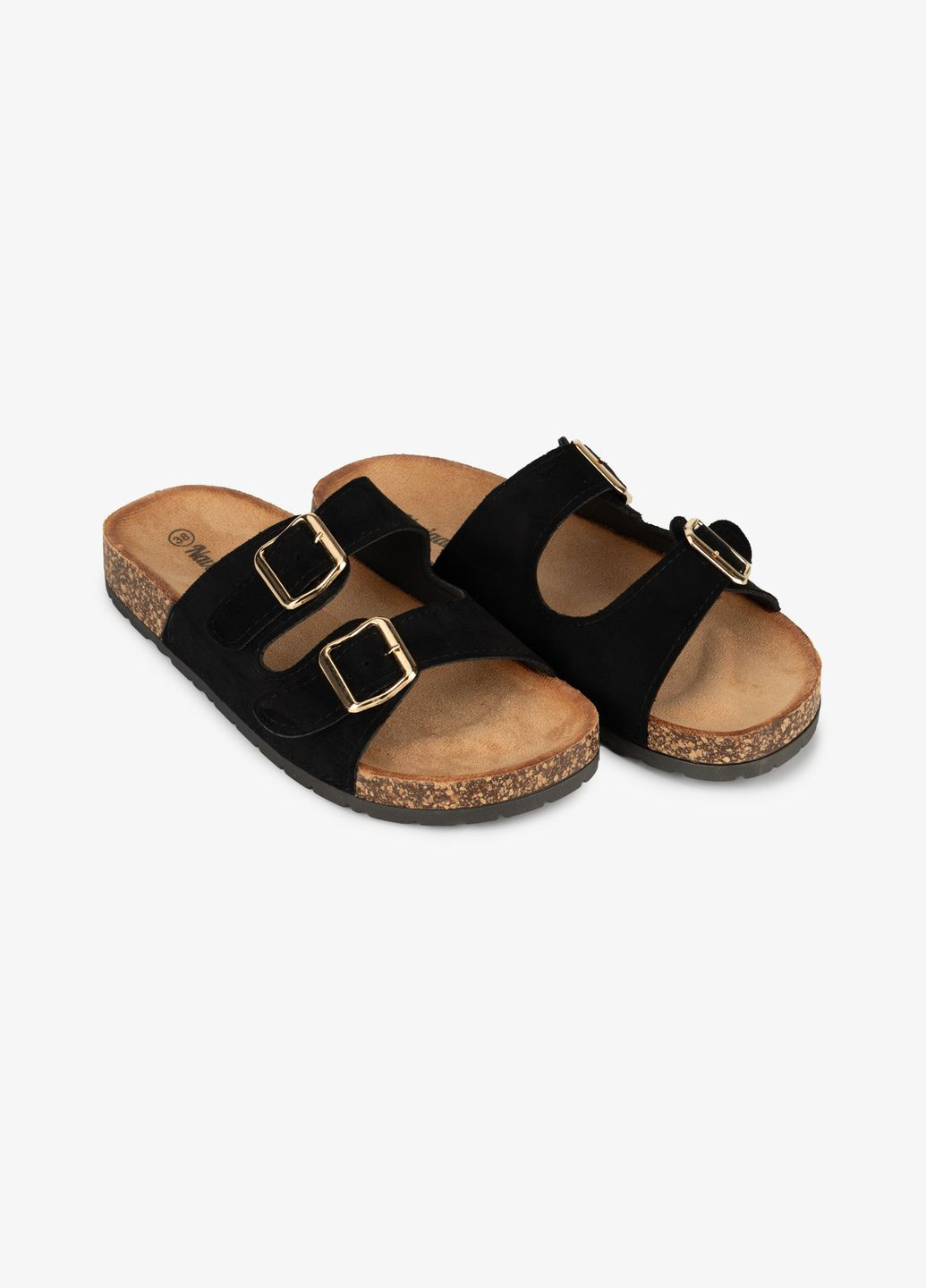 Черные шлепанцы женские n2063-1 черный shop (2000991068605) Navigator