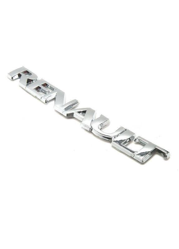 Эмблема надпись ХРОМ 144х17 мм (на скотче) Renault (369611401)
