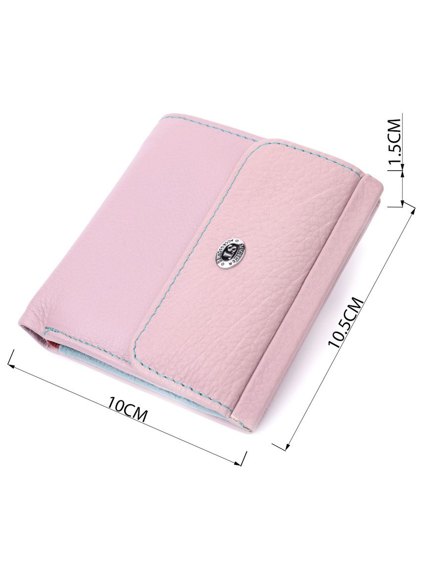 Кошелек для женщин среднего размера из натуральной кожи 19495 Бежевый st leather (331910094)