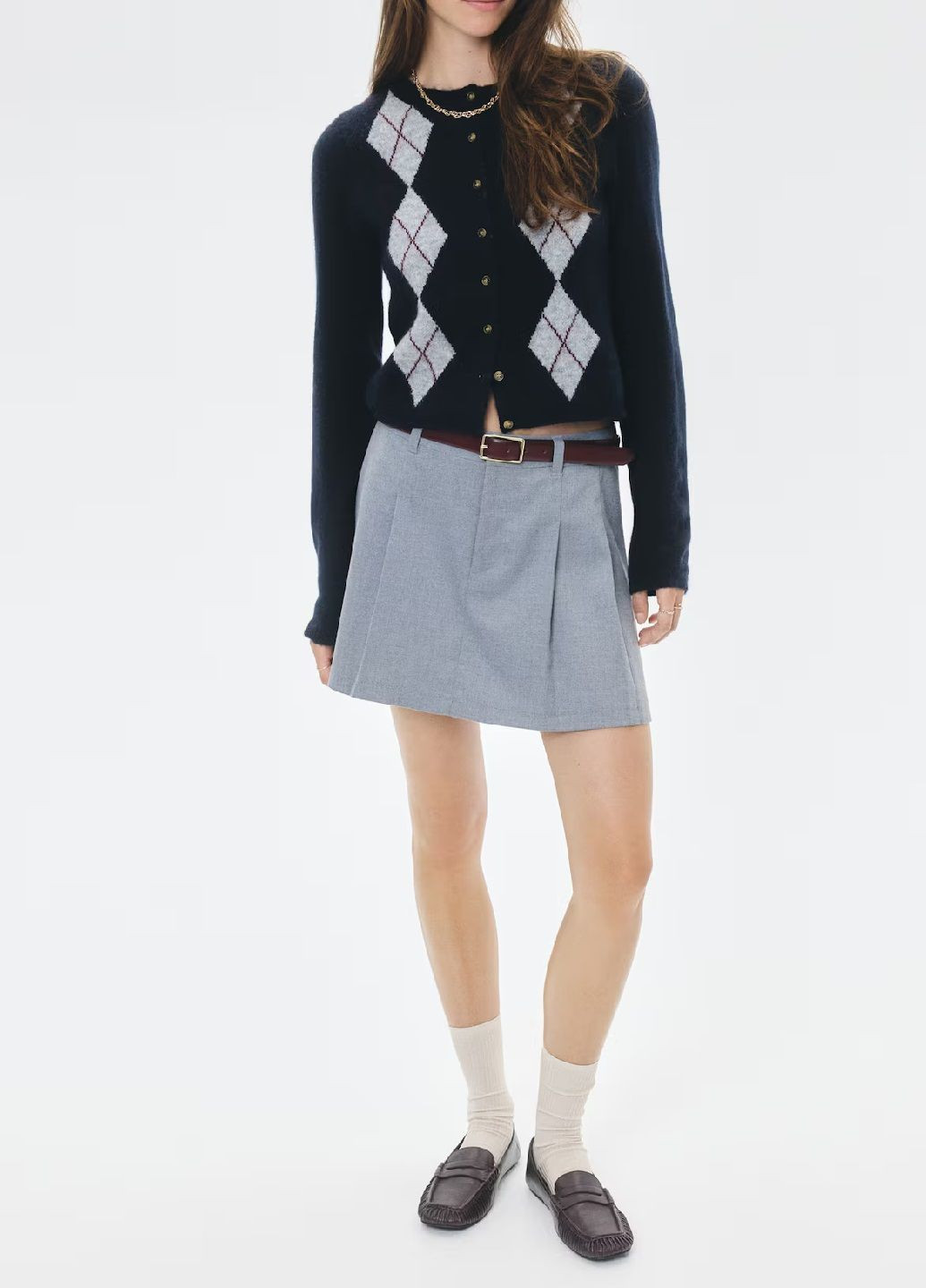 Темно-синий демисезонный кардиган H&M