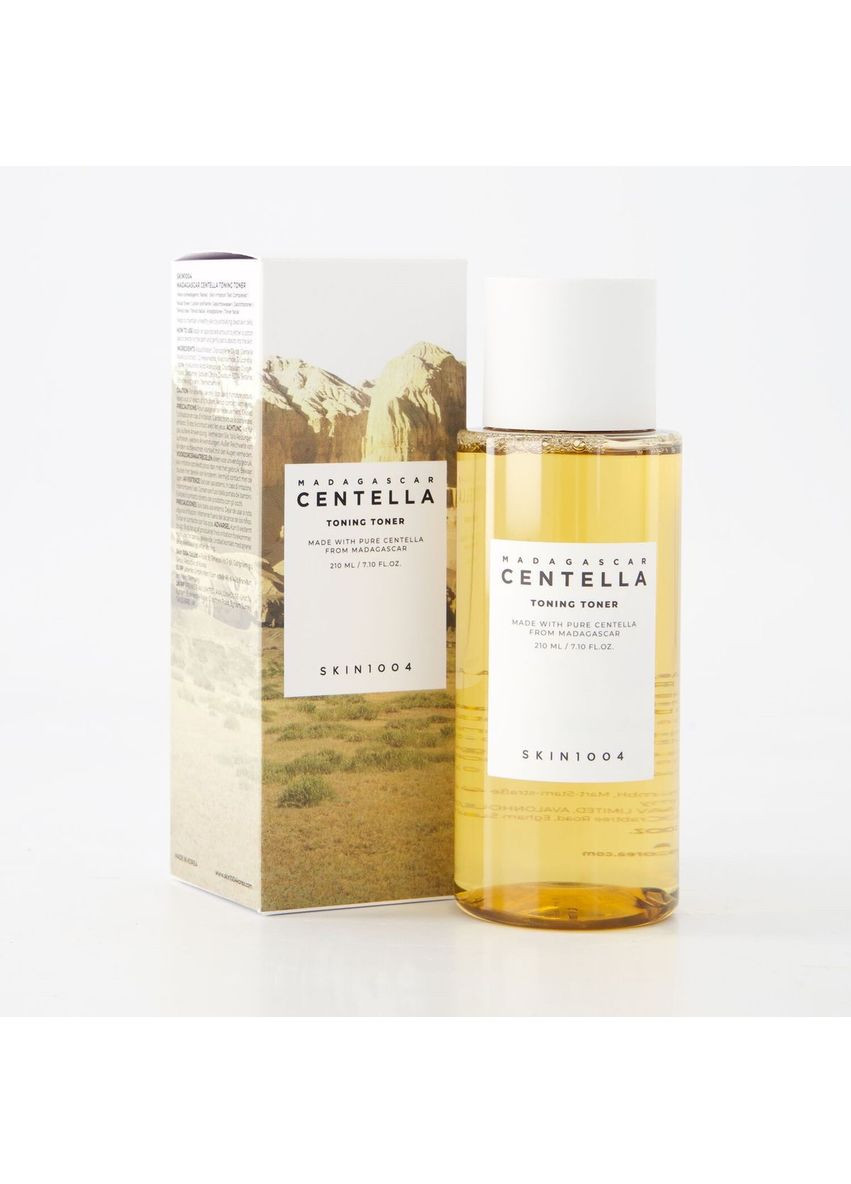 Увлажняющий тонер с центелой и гиалуроновой кислотой — Madagascar Centella Toning Toner — 210m Тоник SKIN1004 (369569507)