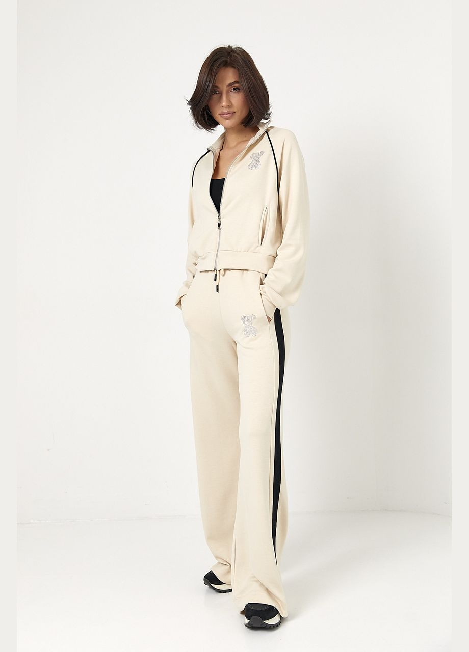 Спортивный костюм с мишкой из термостразов Lurex (317618577)