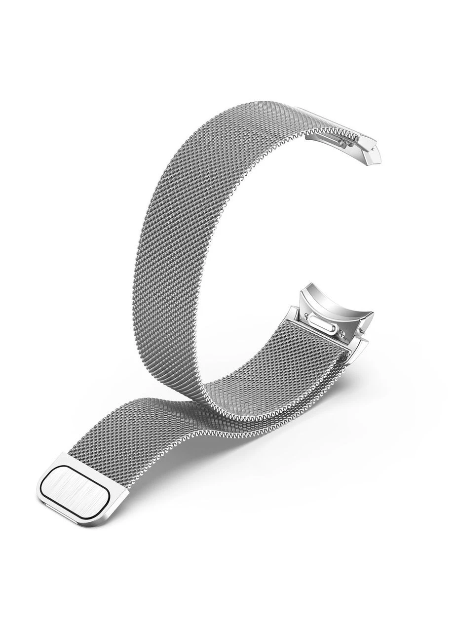 Ремінець Milanese Magnetic для Samsung Galaxy Watch 7 / FE / 6 / 6 Classic / 5 / 5 Pro / 4 / 4 Classic Silver KLB ArmorStandart (390141900)