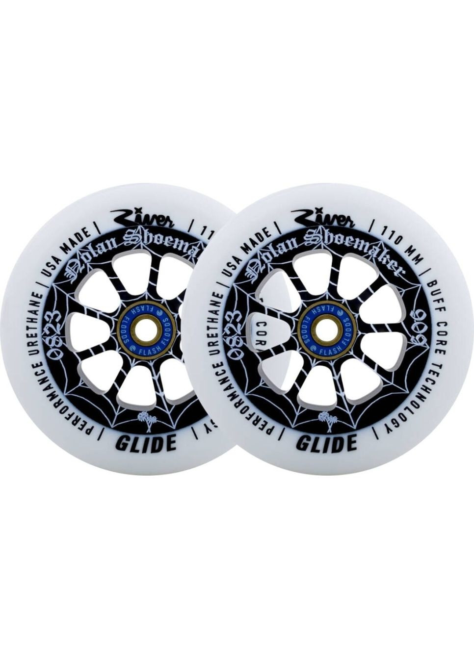 Колеса для трюкового самоката River Glide Nolan Shoemaker Pro Scooter 110mm (FRD.047996) River wheel co. (342389364)