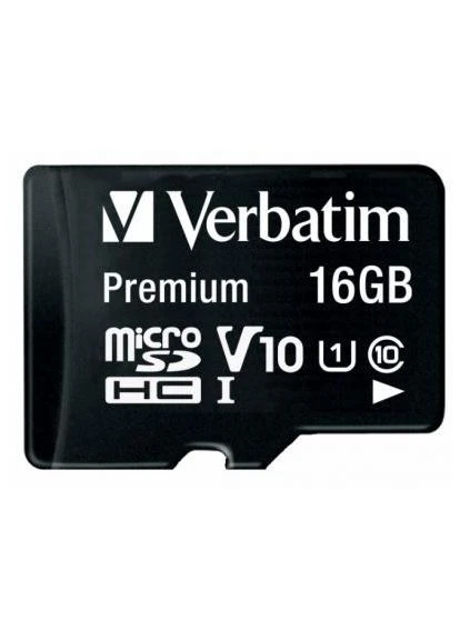 Карта памяти (MDAVR-10/G) Verbatim 16GB microSDHC class 10 (397314339)