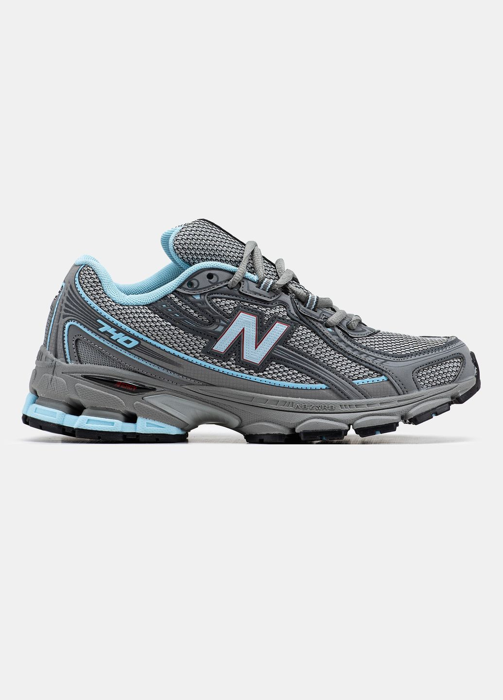 Сірі всесезон кросівки чоловічі new balance 740 grey blue | нью беланс 740 сірі сині No Brand