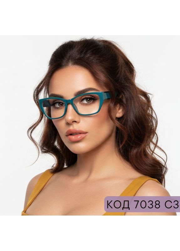 Жіночі окуляри для зору – пластикова оправа з широкими дужками. Код: 7038 C3 Vizzini (365832858)