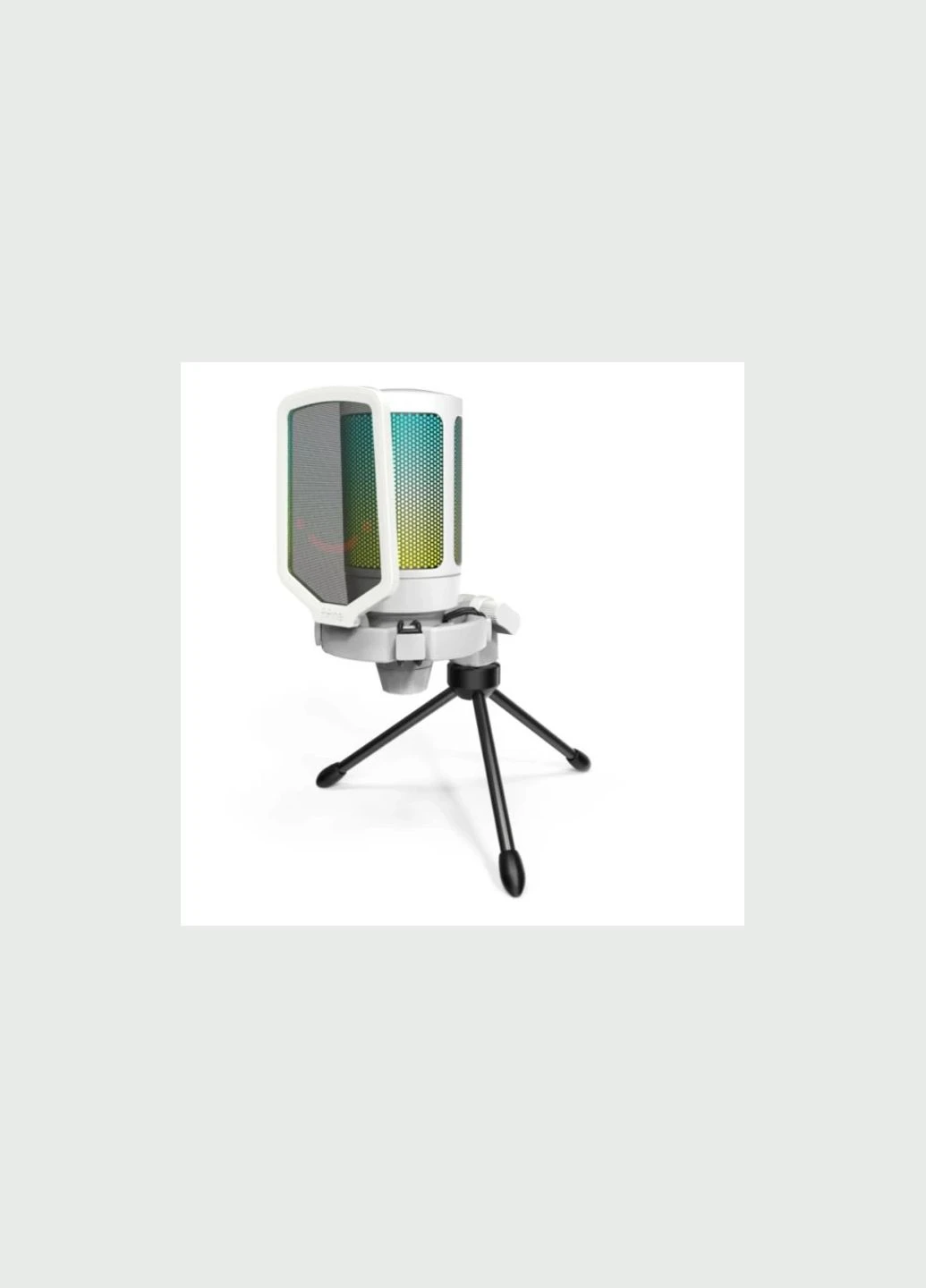 Микрофон конденсаторный настольный игровой A6V AMPLIGAME (A6V) с поп-фильтром / White Fifine (342065779)