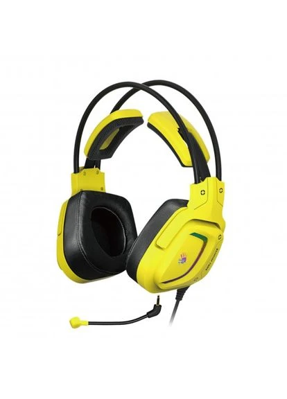 Навушники Bloody G575 Bloody Punk Yellow USB, Hi Fi, підтримка звуку 7.1, RGB підсвічування, накладні, кабель 2 м A4Tech (314864518)