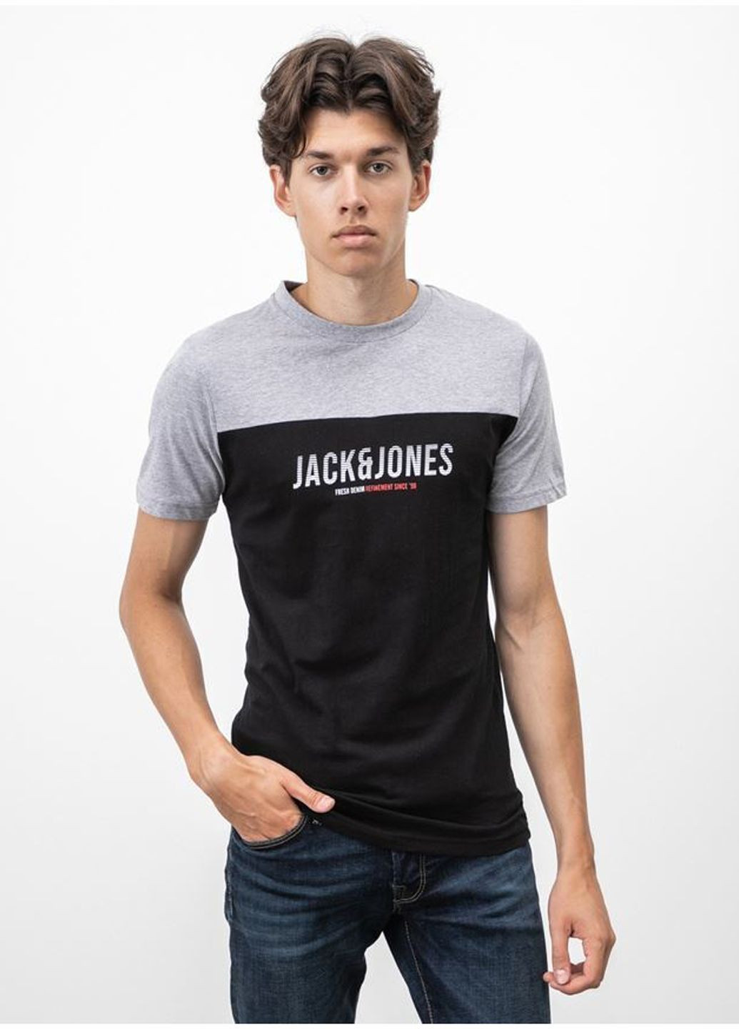 Комбинированная футболка Jack & Jones