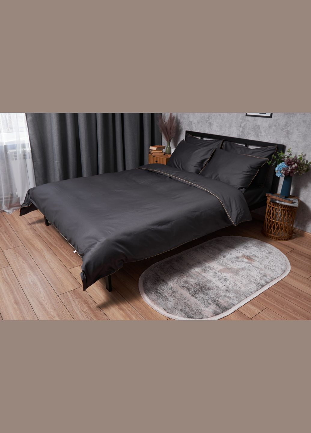 Комплект постельного белья Satin Premium семейный 160х220х2 наволочки 4х50х70 (MS-820003918) Moon&Star Gold Corner (288044060)