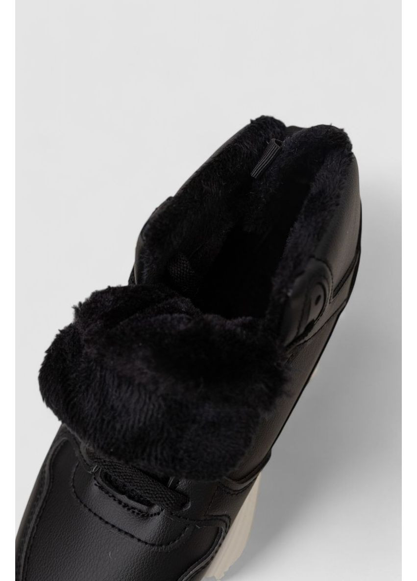 Кроссовки женские зимние на меху,, 248RAM09 Ager чёрно-белые всесезоны (369974129)