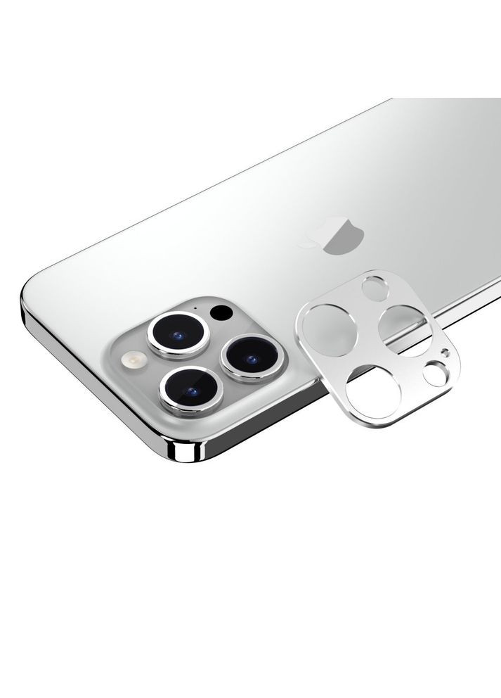 Бампер на камеру Lenshield серебристый для iPhone 15 Pro/Pro Max (SPH51P028SV23) SwitchEasy (352506352)