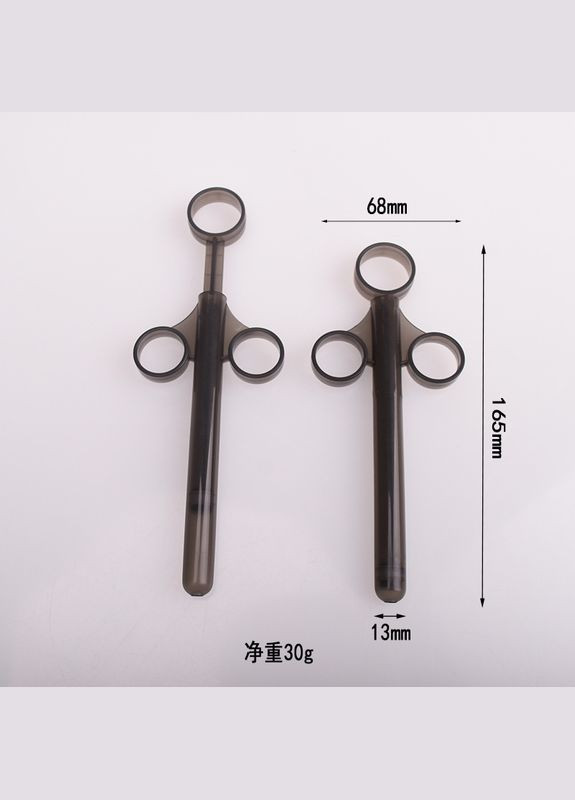 Аппликатор для введения смазки с округлым наконечником, ABS пластик, черный, 10160 No Brand (315439976)