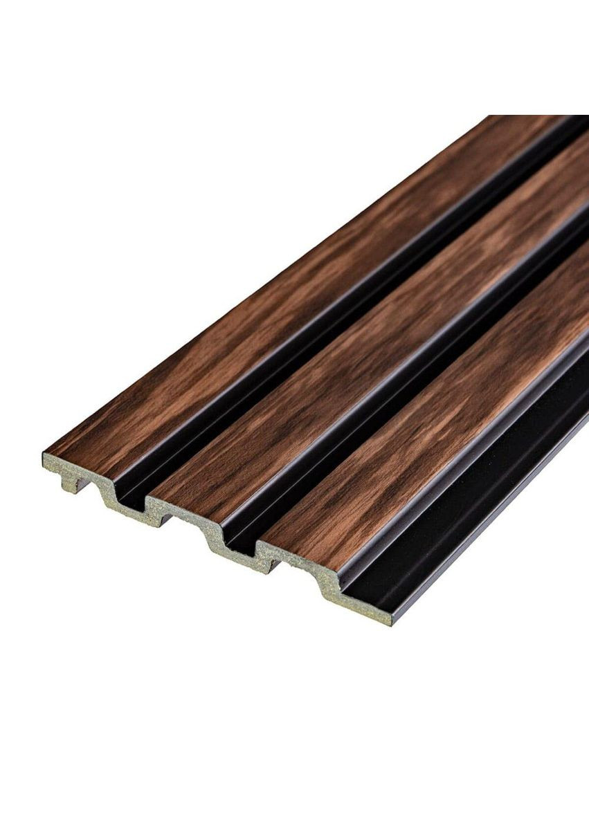 Рельс декоративный PS 2900х120х12мм Темный орех SW-00001745 Sticker Wall (353968306)