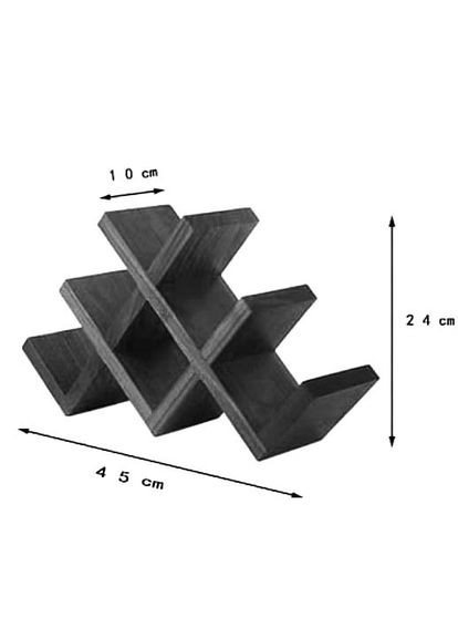 Настольная винная полка Буфада сепия (ВПС-017508) No Brand (327848696)