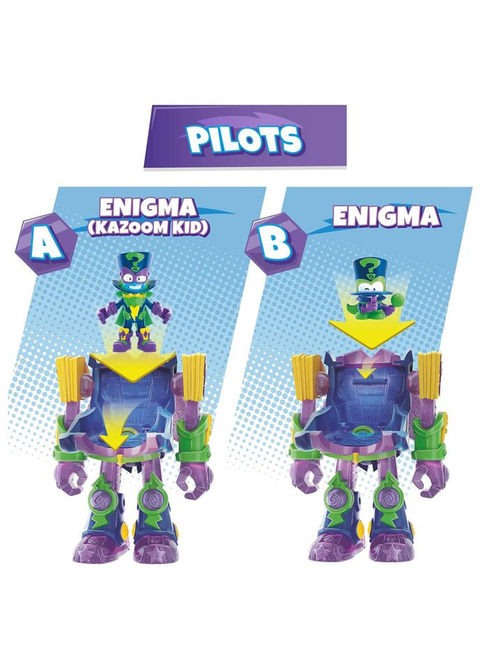 Игровой набор Супербот Энигма S PSTSP116IN30 робот, казум-кид, фигурка SuperThings (307926156)