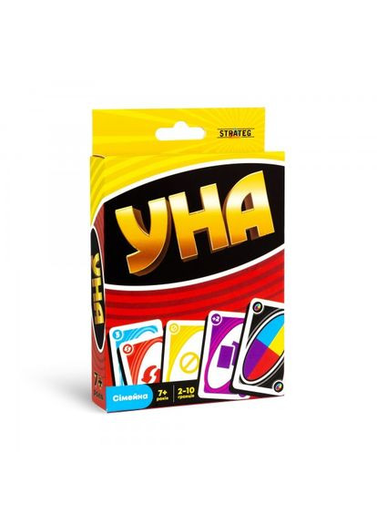 Настільна гра Уно Сімейний 30447 Strateg (336879617)