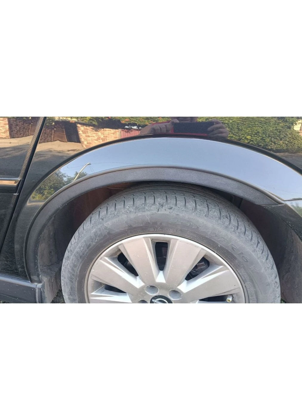 Накладки на арки SD (4 шт, чорні) для Opel Vectra C 2002-2008 рр CARMOS (391762510)