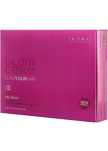 Відновлювальна олія в ампулах Color Protect Olio Repair No. 3 1x10ml (1344337-10332068) Exclusive Professional (368656321)