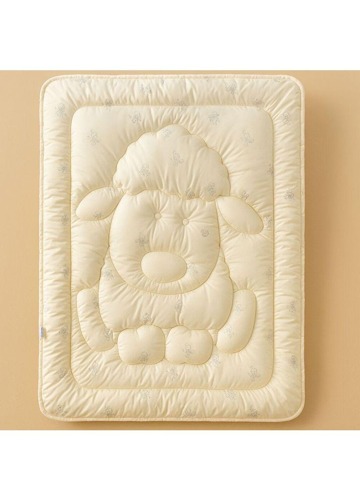 Ковдра дитяча зимова вовняна 100х135 см натуральна вовна тепла ковдра для дітей PAPAELLA (372128256)