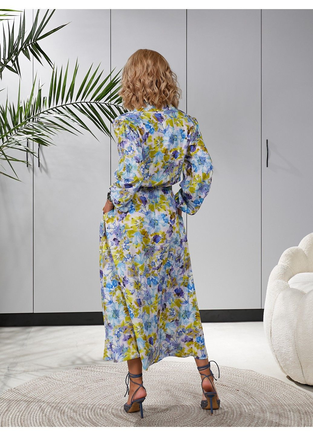 Голубое платье 200617/5 DIA COSA