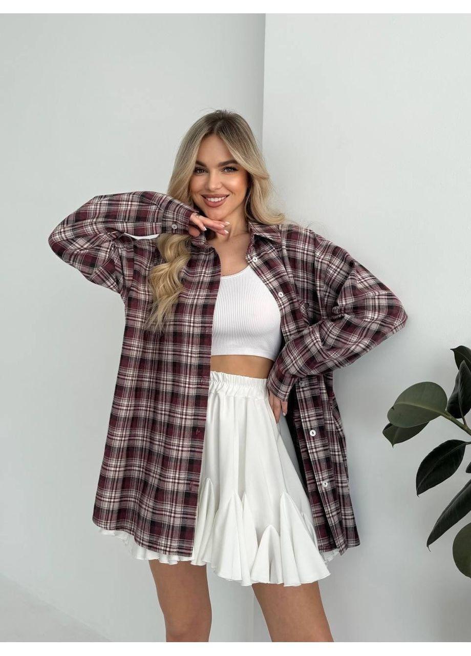 Сорочка у клітинку фланель Туреччина Україна (361009500)