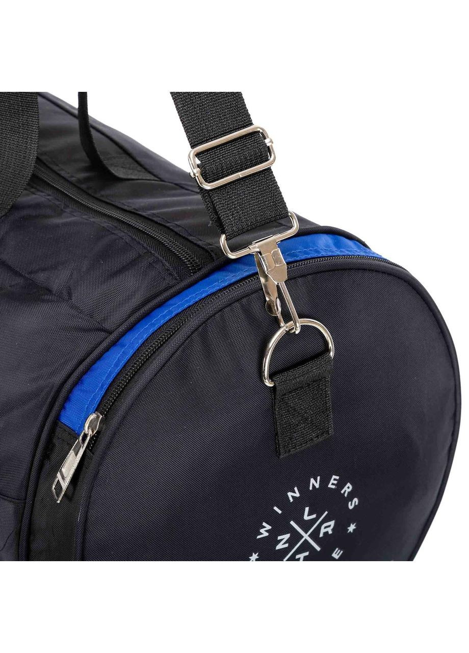 Сумка спортивна Бочонок GA-9787 (поліестер, розмір 55х28х28см, синій) Zelart (361437274)