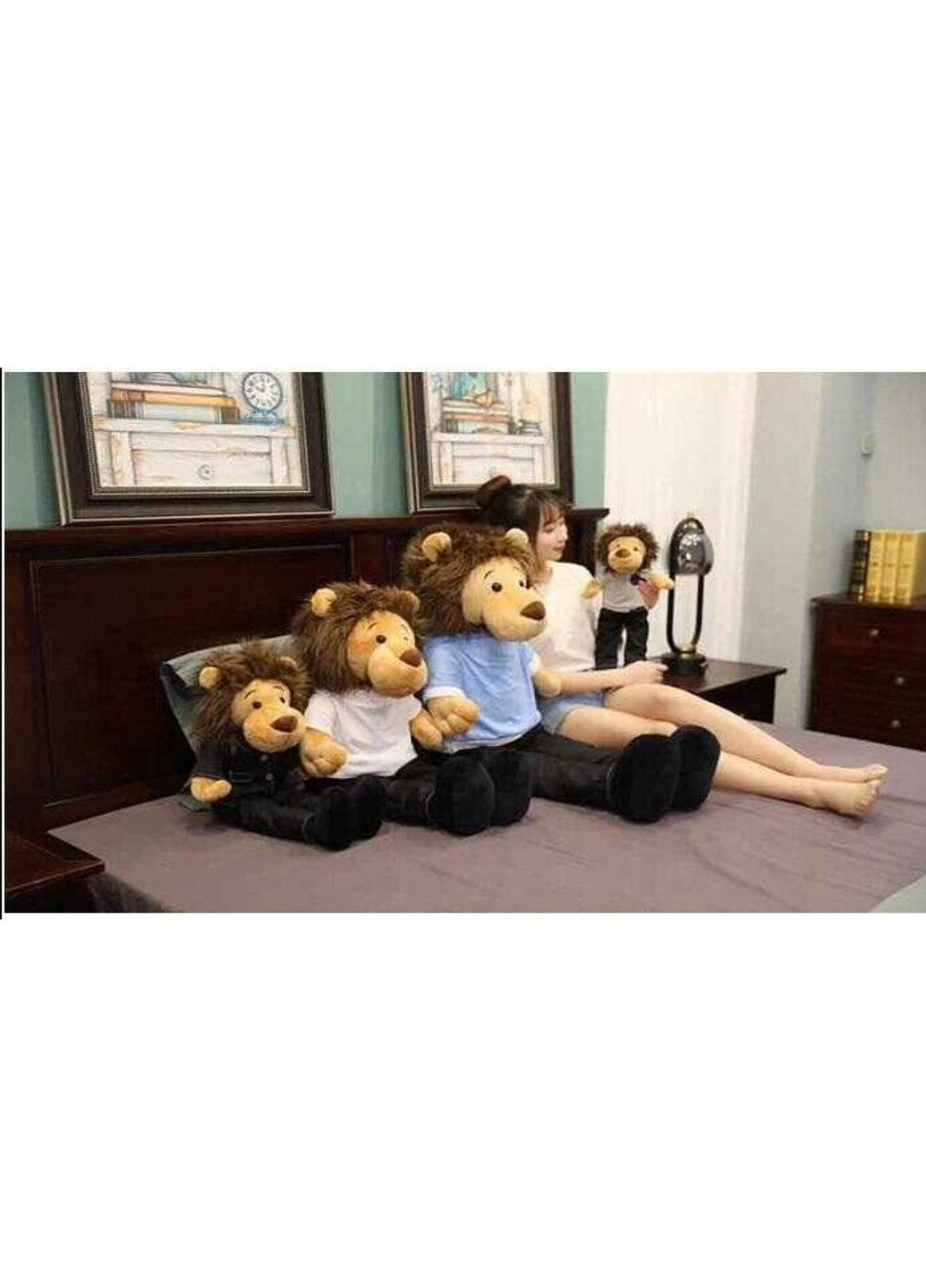 Мягкая игрушка M 14657 (150) ВЫДАЕТСЯ ТОЛЬКО МИКС ВИДОВ, "Лев", 48 см No Brand (305062923)