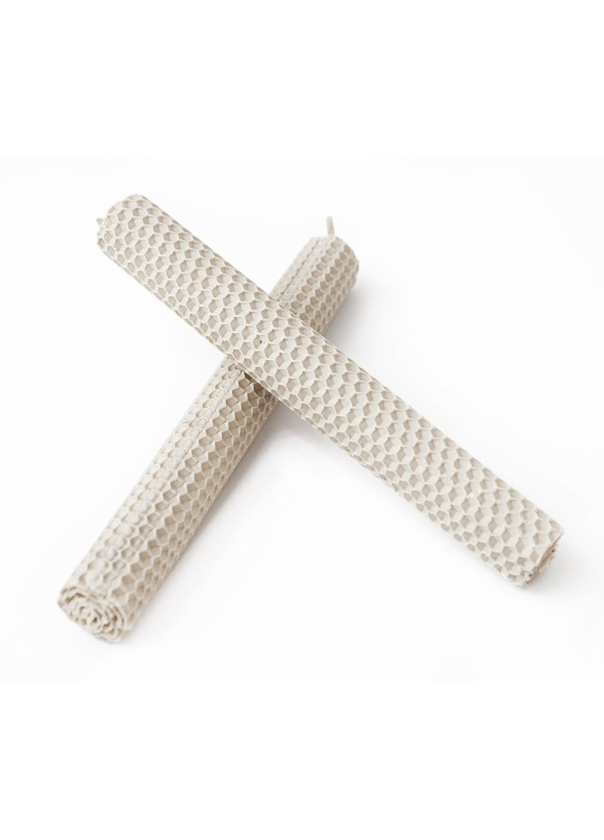 Свічка з вощини Біла No Brand (372659172)