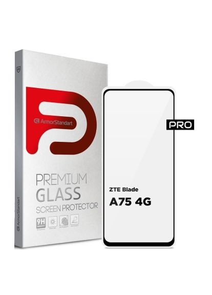 Стекло защитное (ARM78905) ArmorStandart Pro ZTE Blade A75 4G Black (368562139)