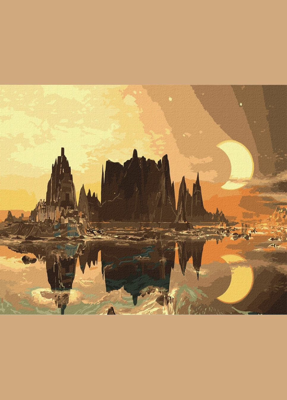 Картина за номерами Ідейка "Золоте місто" KHO2853 Идейка (301789889)