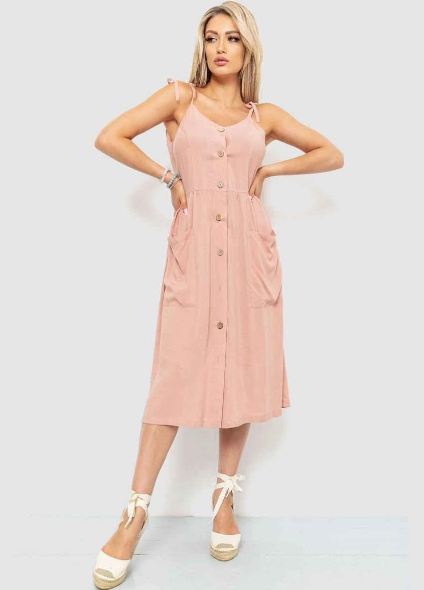 Сарафан повсякденний однотонний Fashion (341251604)