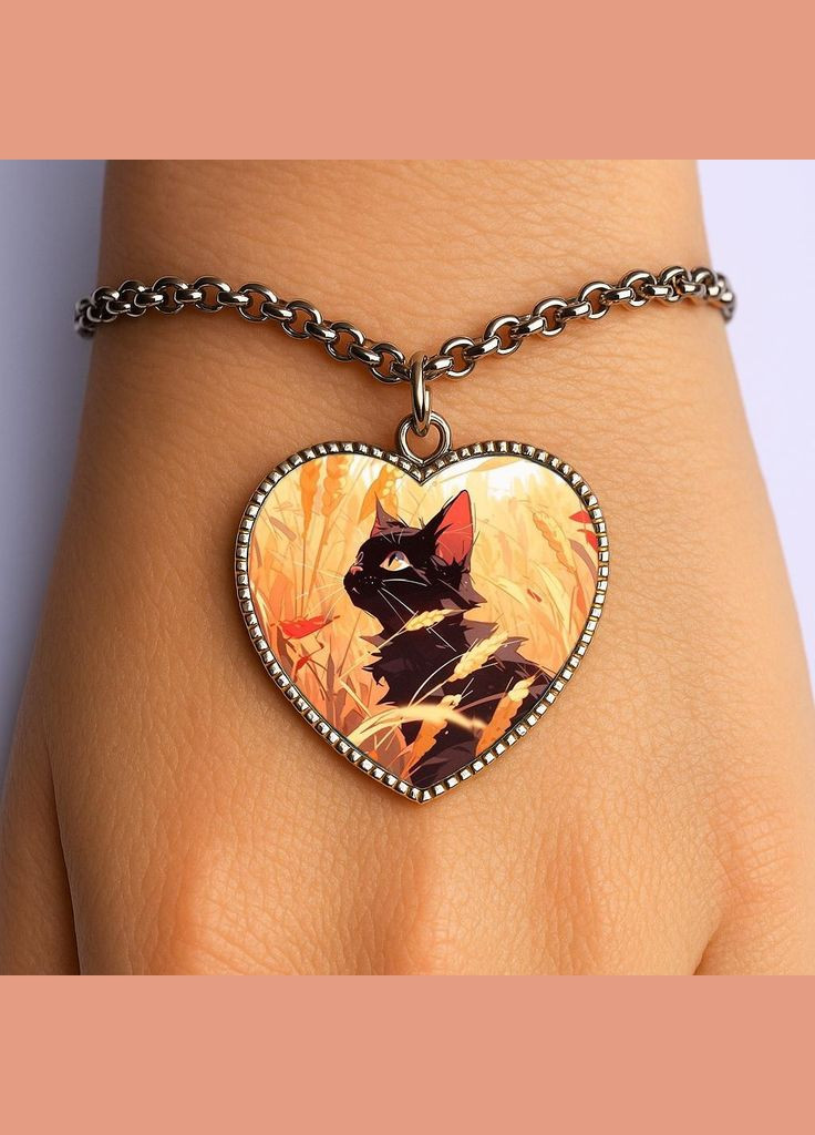 Браслет Котик #09 (сердце) No Brand (329330863)