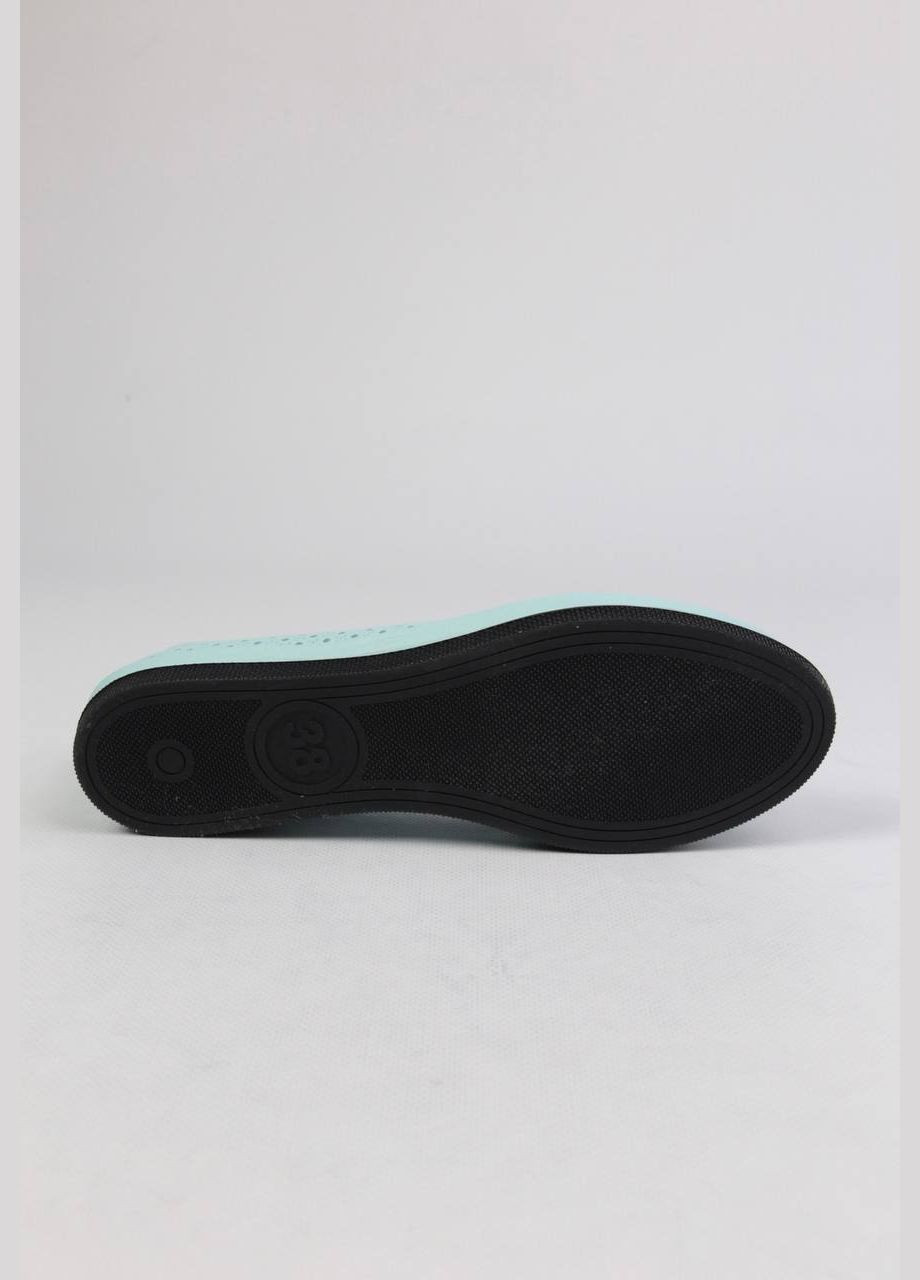 Женские балетки Benito | голубые однотонные натуральная кожа (316646137)